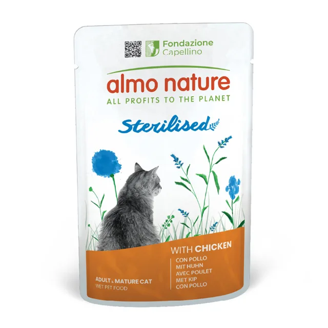 Almo Nature Functional Sterilised - 12 x 70 g s kuřetem