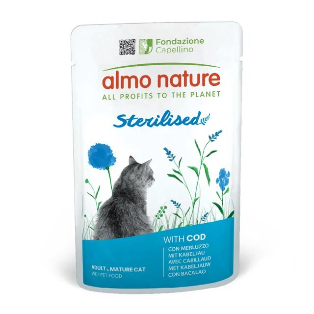 Almo Nature Functional Sterilised - 24 x 70 g s treskou