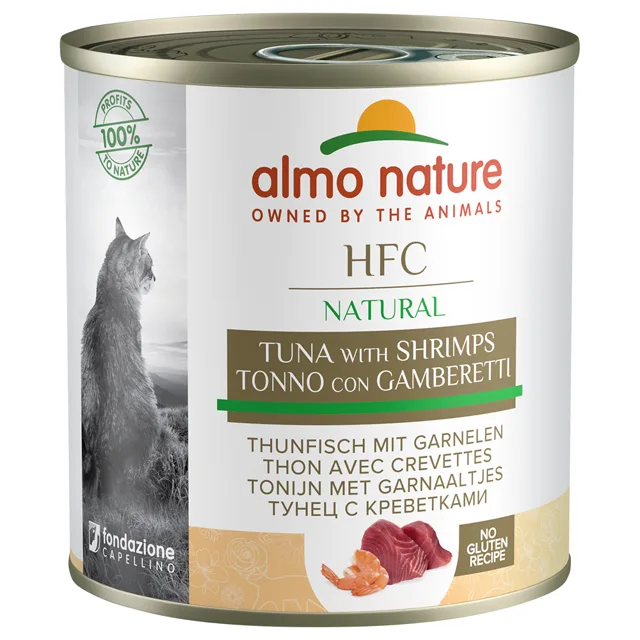 Almo Nature HFC 12 x 280 g - Kuře & krevety