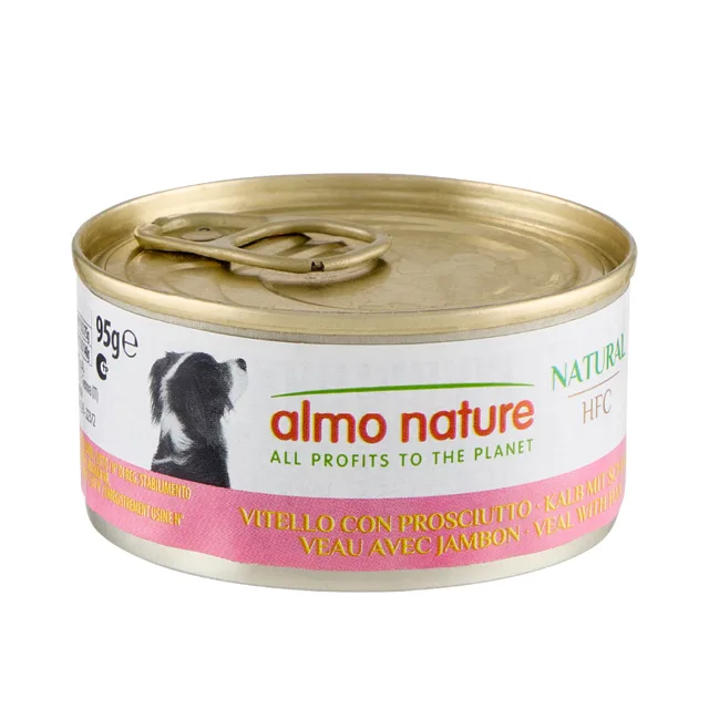 Almo Nature HFC 6 x 95 g - Telecí se šunkou