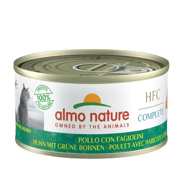 Almo Nature HFC Complete 70 g - kuře se zelenými fazolkami