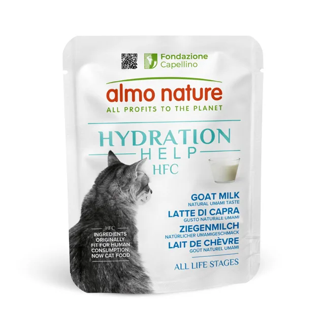 Almo Nature HFC Hydration Help 24 x 50 g - výhodné balení - kozí mléko