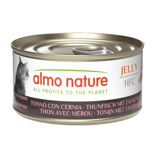 Almo Nature HFC Jelly 6 x 70 g - tuňák se štítníkem červeným