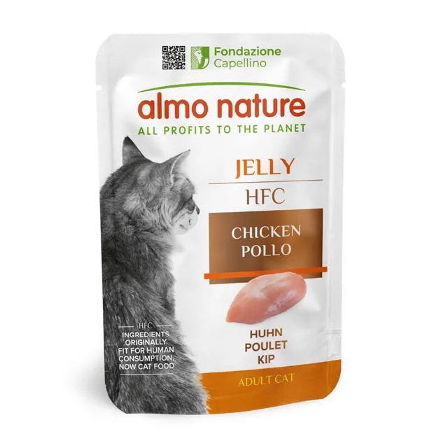 Almo Nature HFC Jelly kapsička 6 x 55 g - kuřecí