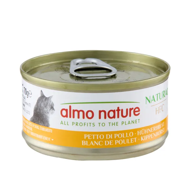 Almo Nature HFC Natural 12 x 70 g výhodné balení - kuřecí prsa