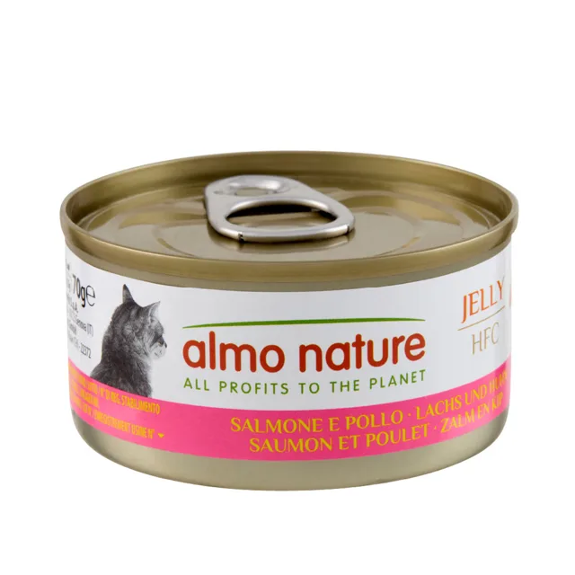 Almo Nature HFC Natural 6 x 70 g - HFC losos s kuřecím v želé