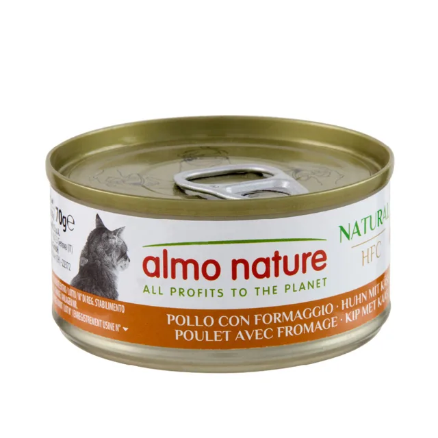 Almo Nature HFC Natural 6 x 70 g - kuře a sýr