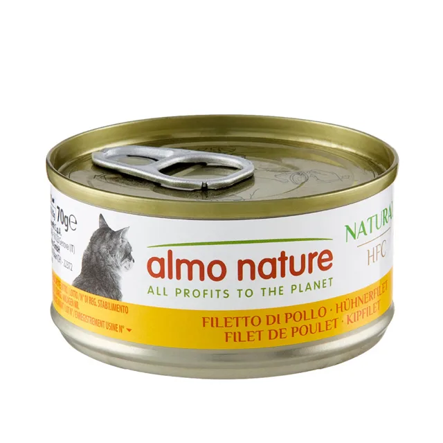 Almo Nature HFC Natural 6 x 70 g - kuřecí filety