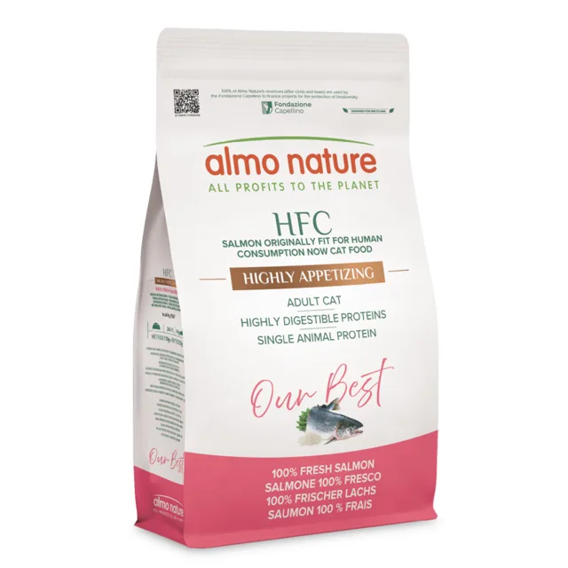 Almo Nature HFC Our Best Highly Appetizing Salmon - výhodné balení: 2 x 1,2 kg