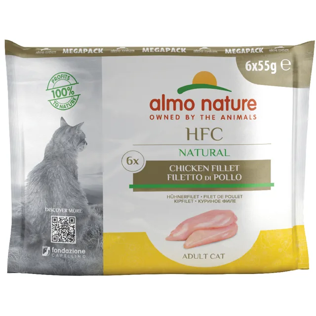 Almo Nature HFC Pouch 12 x 55 g - Kuřecí plátky