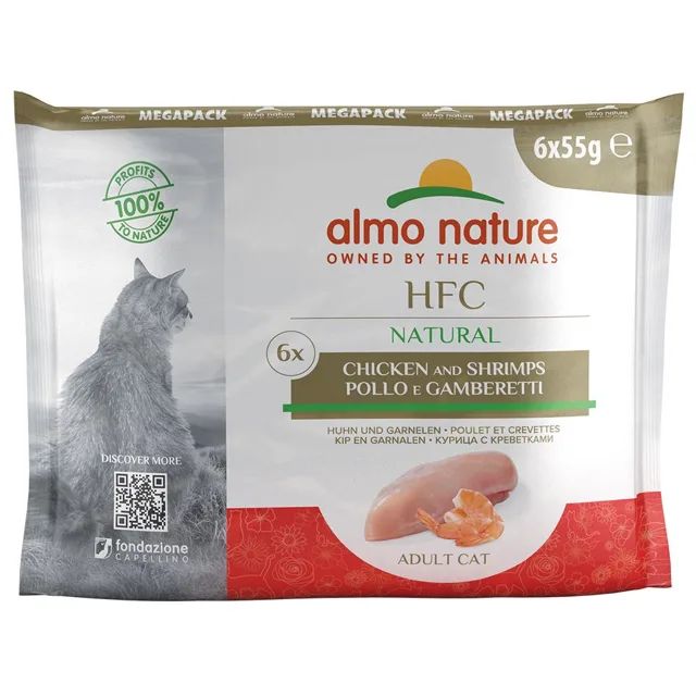 Almo Nature HFC Pouch 24 x 55 g - Mix kuřecí (3 druhy)