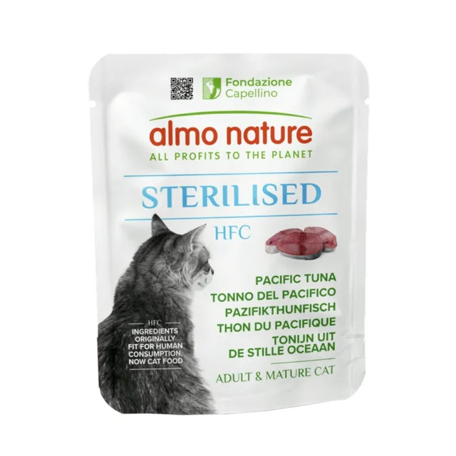Almo Nature HFC Sterilised 6 x 50 g - Tuňák tichomořský