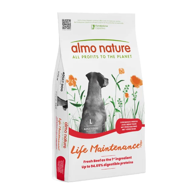 Almo Nature Holistic Adult hovězí s rýží Large - 12 kg