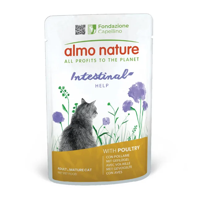 Almo Nature Holistic Intestinal Help - 24 x 70 g s drůbeží