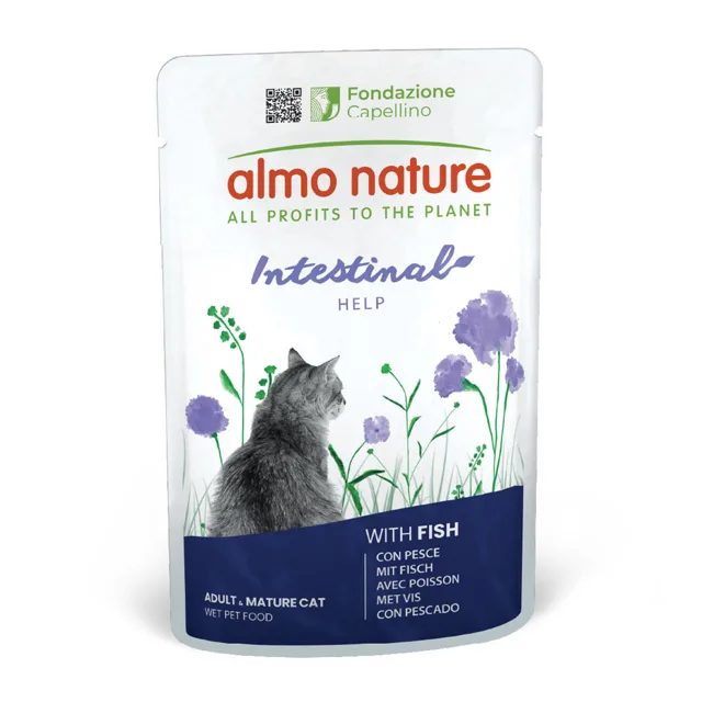 Almo Nature Holistic Intestinal Help - 24 x 70 g s rybou