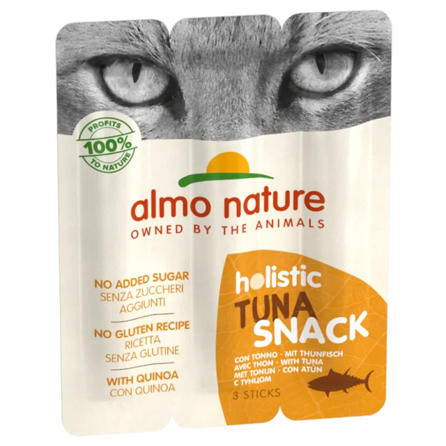 Almo Nature Holistic Snack Cat - kuřecí 3 x 15 g