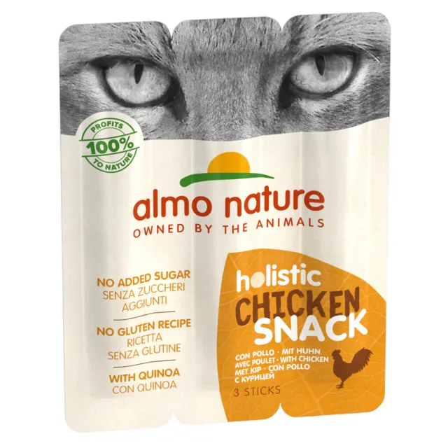 Almo Nature Holistic Snack Cat - tuňák 3 x 15 g