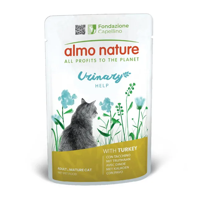 Almo Nature Holistic Urinary Help - 24 x 70 g  s krůtou