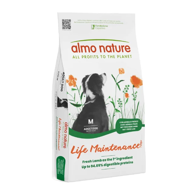 Almo Nature Medium Adult Lamb & Rice - 12 kg
