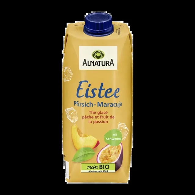 Alnatura BIO Ledový čaj broskev a marakuja 500 ml
