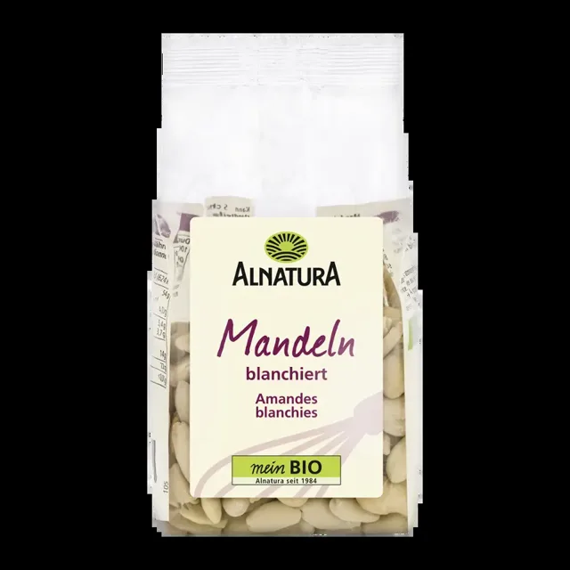 Alnatura BIO Mandle blanšírované 150 g