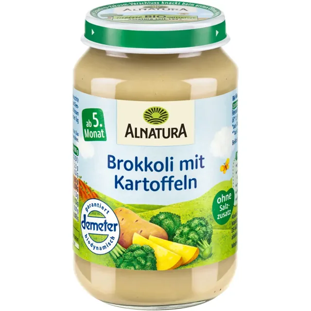 Alnatura BIO Příkrm brokolice a brambory  190 g