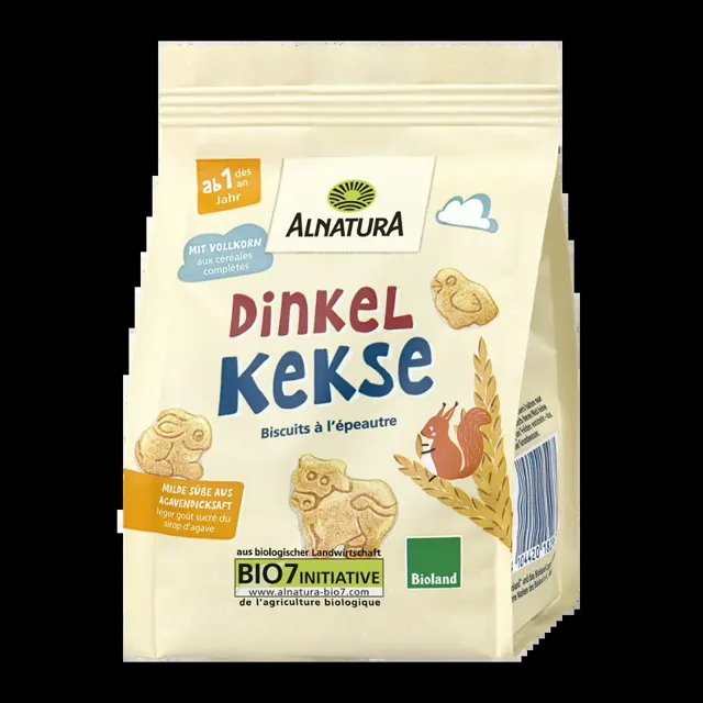 Alnatura BIO špaldové celozrnné sušenky 125 g