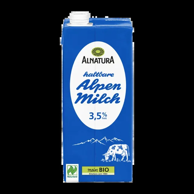 Alnatura BIO Trvanlivé alpské mléko 3,5 % tuku 1 l