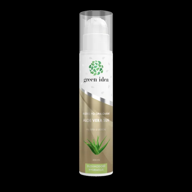 Aloe vera sun – mléko po opalování 200 ml – Green idea