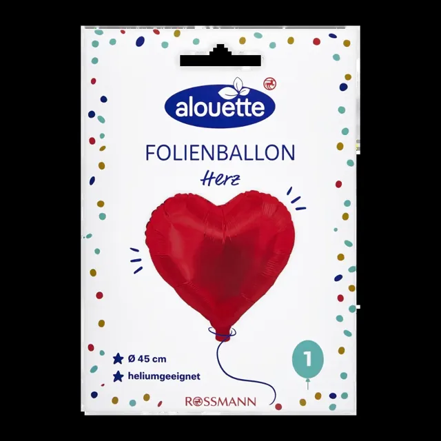 alouette Fóliový balonek ve tvaru srdce, různé druhy