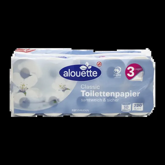alouette Toaletní papír 3vrstvý 10 ks  246 m
