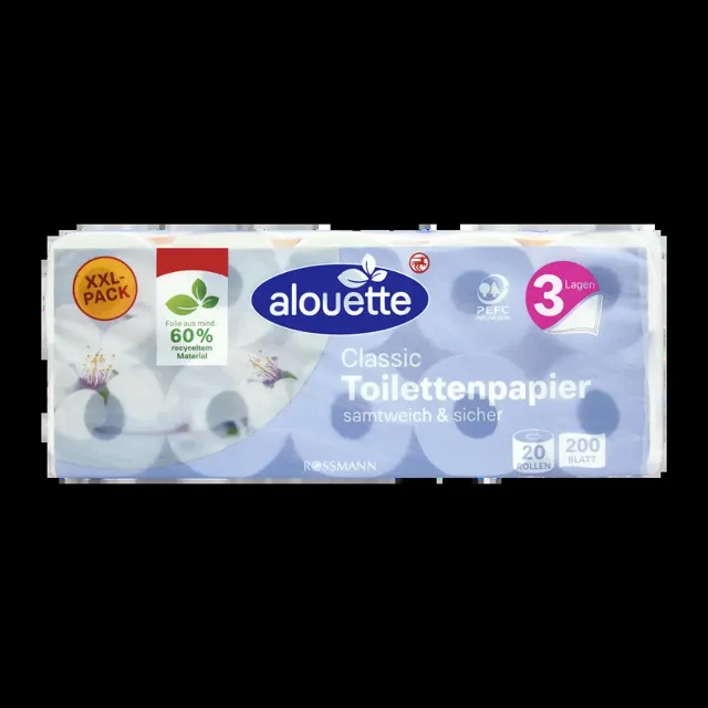 alouette Toaletní papír 3vrstvý 492 m