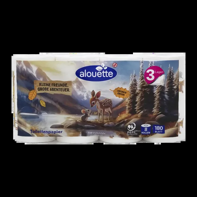 alouette Toaletní papír parfémovaný 3vrstvý 187,2 m