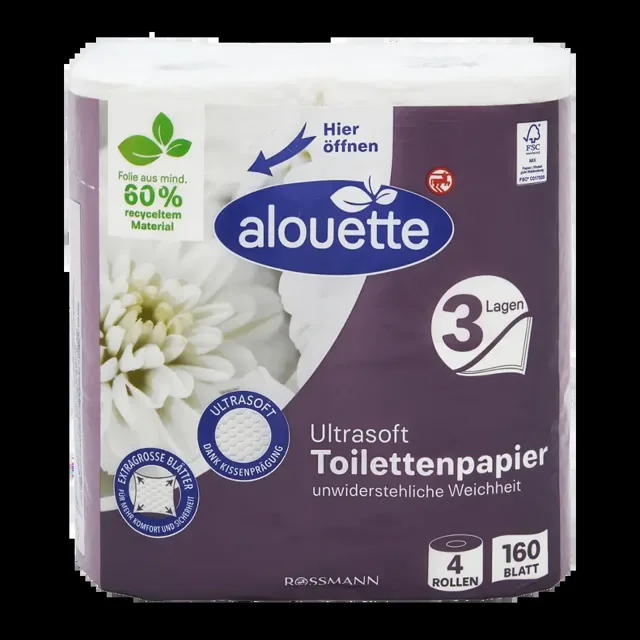 alouette Toaletní papír Ultrasoft 3vrstvý
