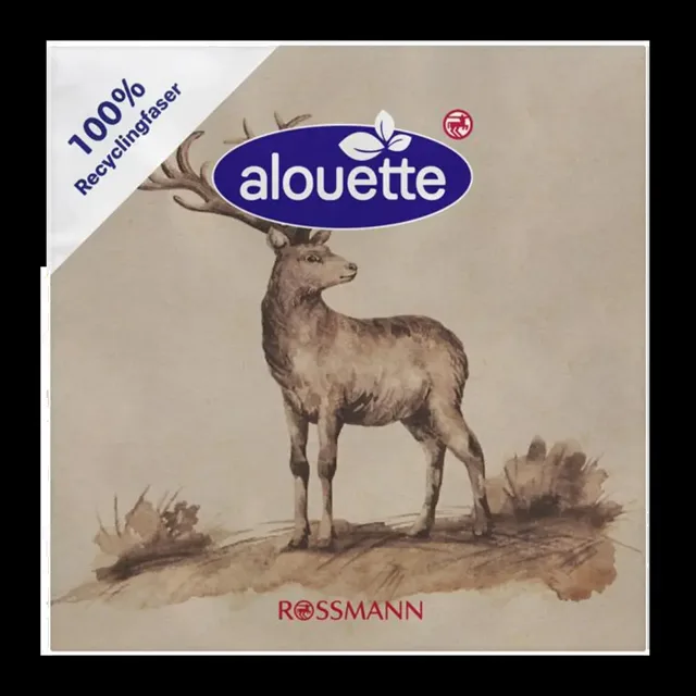alouette Ubrousky 25 x 25 cm jelen 20 ks