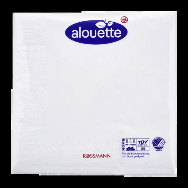 alouette Ubrousky 3vrstvé Bílé 30 ks