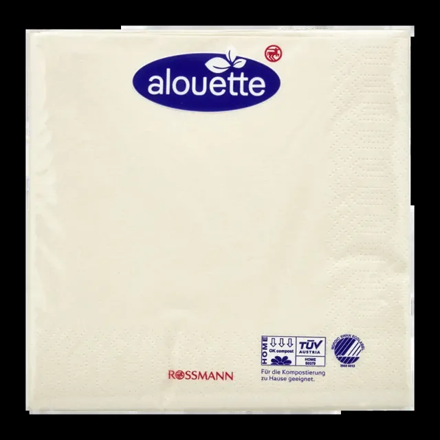 alouette Ubrousky 3vrstvé Champagne 30 ks