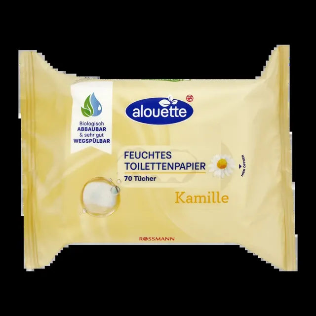 alouette Vlhčený toaletní papír s heřmánkem Classic 70 ks