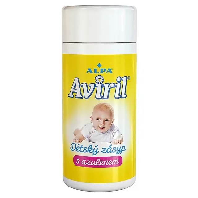 ALPA Aviril dětský zásyp s azulenem 100 g
