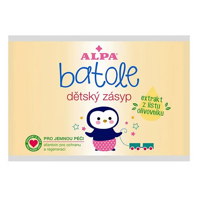 ALPA Batole dětský zásyp s extraktem olivovníku sáček 100 g