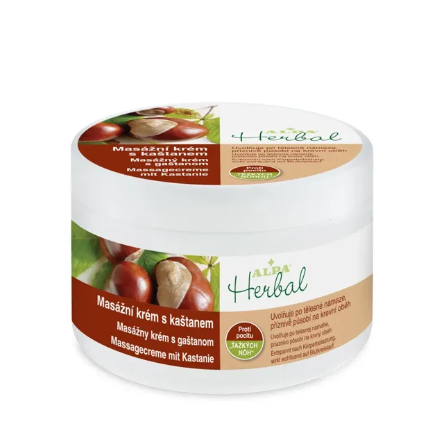 Alpa Herbal masážní krém s kaštanem 250 ml