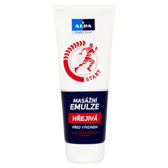 ALPA Masážní emulze hřejivá 210 ml