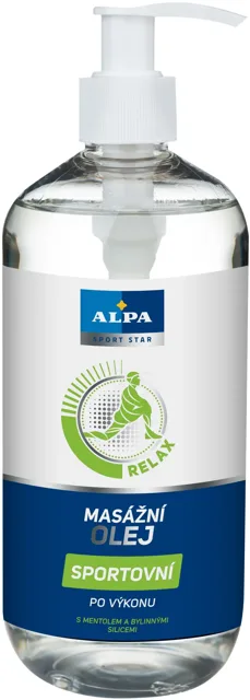 Alpa masážní olej sportovní 500 ml