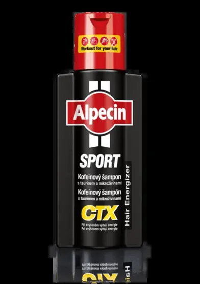 Alpecin Hair Energizer Sport Shampoo CTX kofeinový Shampoo proti padání vlasů 250 ml