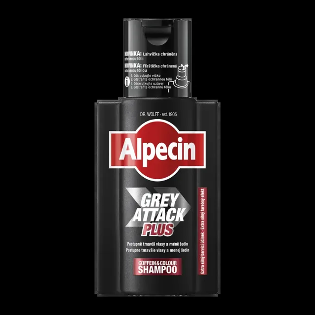 Alpecin Šampon proti šedinám Grey Attack Plus 200 ml