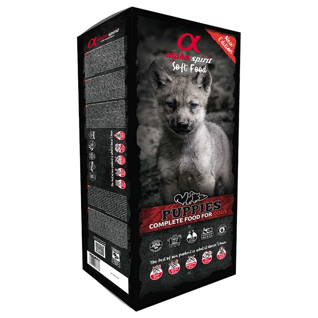 Alpha Spirit Semi-Moist Complete Puppies - výhodné balení 2 x 9 kg