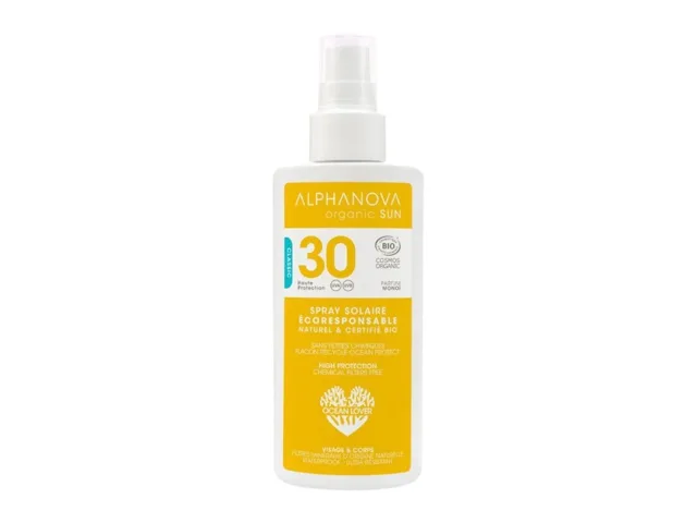 Alphanova opalovací krém ve spreji SPF 30, 125 g