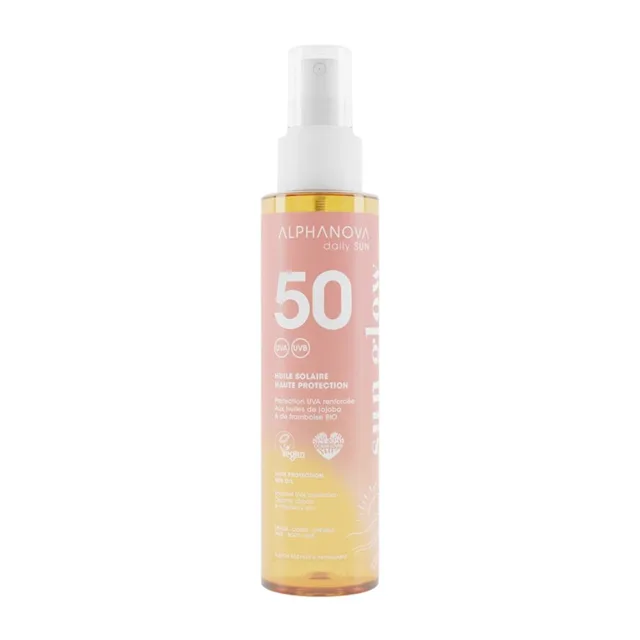 Alphanova - opalovací olej UVA Boost SPF 50, 125 ml, BIO