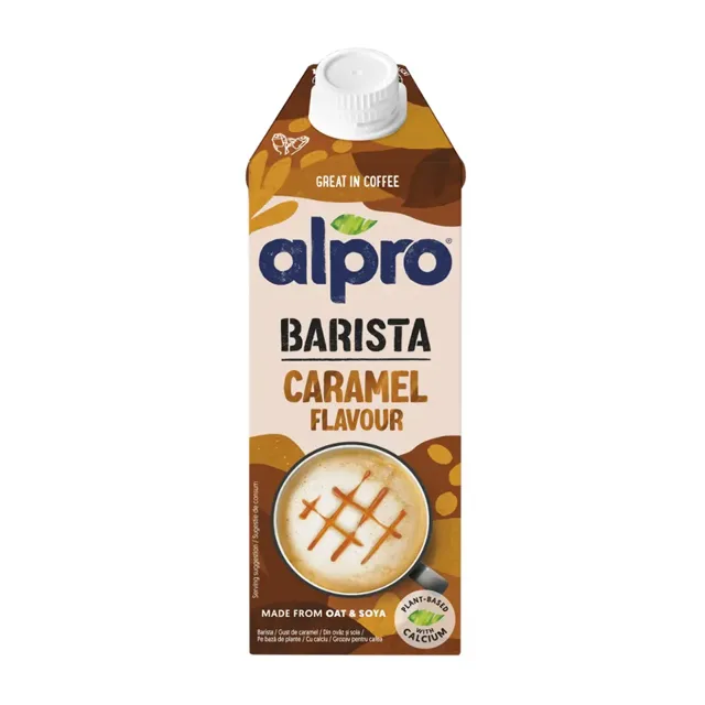 Alpro Ovesno-sójový nápoj Barista s karamelovou příchutí 750 ml