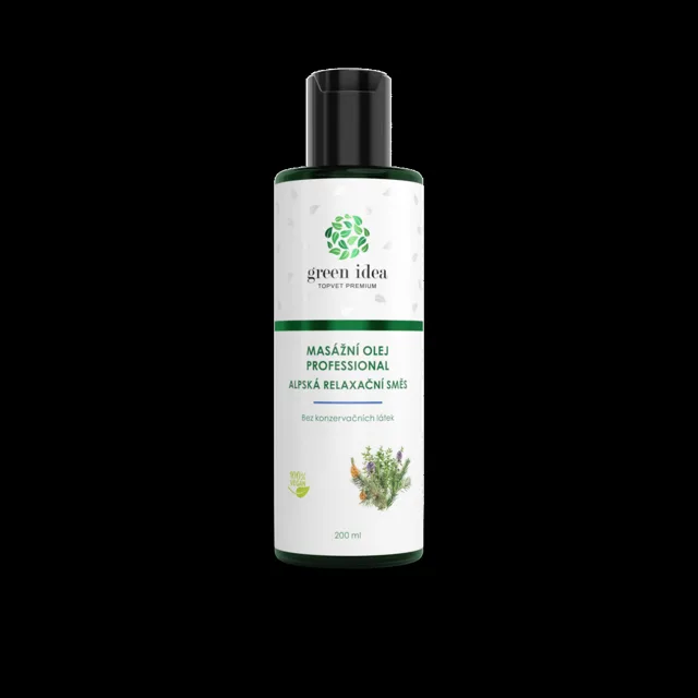 Alpská relaxační směs masážní olej 200 ml - Green idea